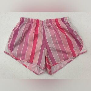 Nike Kid’s Pink Striped Athletic Shorts - Youth Size Large